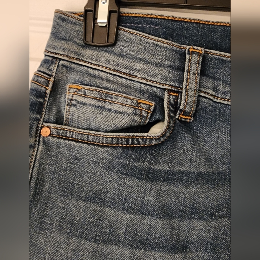 Sanctuary Exposed Fly High Rise Denim Shorts In San Jacinto Wash Size 27 - Picture 5 of 11